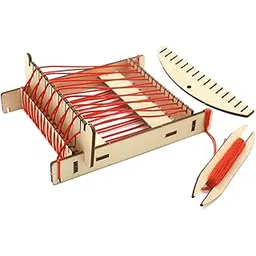 Enakshi® Loom Toy with Accessories Hand Knitting Creative for Beginners Children|Crafts | Needlecrafts & Yarn |Weaving Looms|1 Piece Weaving Toy(unembled)-picture-25