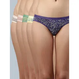 Enamor Assorted Printed Bikini Panty - Pack of 5-picture-25