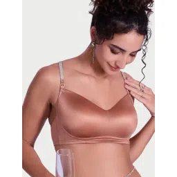 Enamor Beige T-Shirt Bra-picture-17