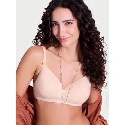 Enamor Beige T-Shirt Bra-picture-22