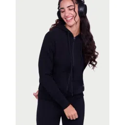 Enamor Black Cotton Relaxed Fit Sweatshirt-picture-39