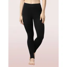 Enamor Black Mid Rise Leggings-picture-33