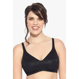 Enamor Black Non Wired Non Padded Minimizer Bra-picture-10