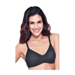 Enamor Black Non Wired Non Padded T-Shirt Bra-picture-39