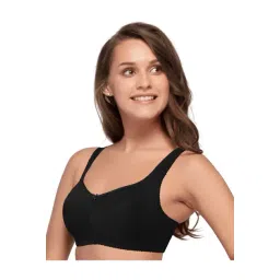 Enamor Black Non Wired Non Padded T-Shirt Bra-picture-42