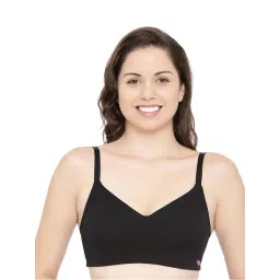 Enamor Black Non Wired Non Padded T-Shirt Bra-picture-39