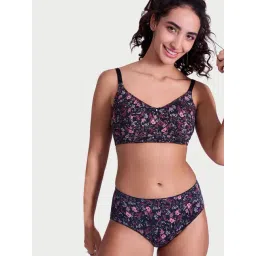 Enamor Black Printed Panties image 3