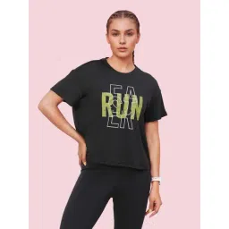 Enamor Black Printed T-Shirt-picture-40