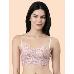 Enamor Cherry Blossom Printed Floral Print Bra-picture-20