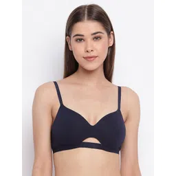 enamor EnamorCloud Soft Eclipse Padded and Non-Wired Invisible Neckline Cotton T-shirt Bra-picture-30