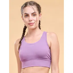 Enamor Full Coverage Removable Padding Dry Fit Workout Bra With Anti Microbial-picture-21