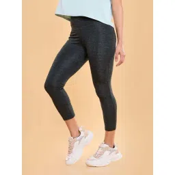 Enamor Green Melange Printed Sports Tights-picture-16