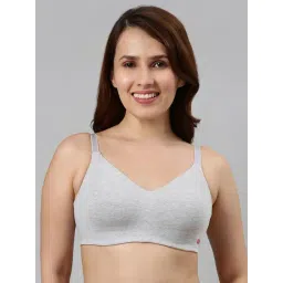 Enamor Grey Cotton T-Shirt Bra-picture-18