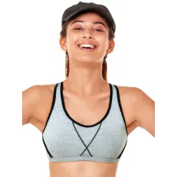 Enamor Grey Melange Non Wired Non Padded Full Coverage Bra-picture-29