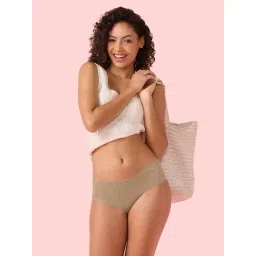 Enamor Honey Beige Solid Hipster Panty-picture-12