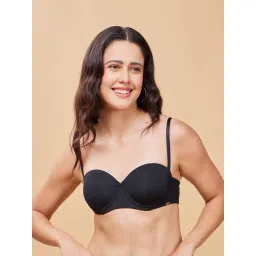 Enamor Ink Black Demi Cup Bra-picture-25