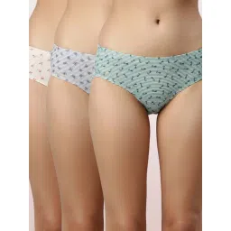 Enamor Multicolor Printed Hipster Panty Set - Pack of 3-picture-41