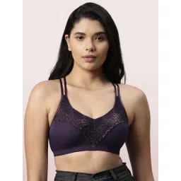 Enamor Navy Non-Wired Non-Padded Bralette-picture-30
