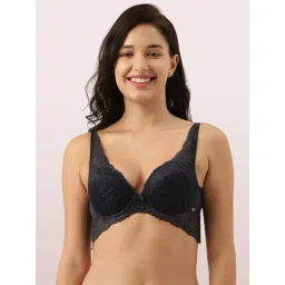 Enamor Navy Under Wired Padded Push Up Bra-picture-43