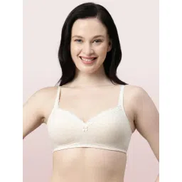 Enamor Off White Padded Bra-image-40