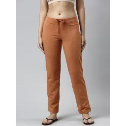 Enamor Orange Cotton Lounge Pants-picture-20