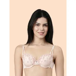 Enamor Pearl Blush Embroidered Bra-picture-19