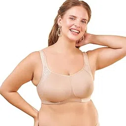 enamor Side Shaper, Double Layer Compression Fabric for Cups Women's Everyday Fashion Full Support Minimizer Bra - Non-Padded, Wirefree, High-Coverage - F048-picture-33