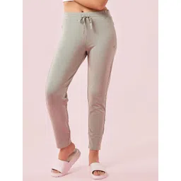 Enamor Slim Fit Mid Rise French Terry Ankle length Lounge Pant-picture-32