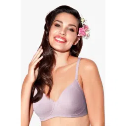 Enamor Violet Non Wired Non Padded Full Coverage Bra-picture-15