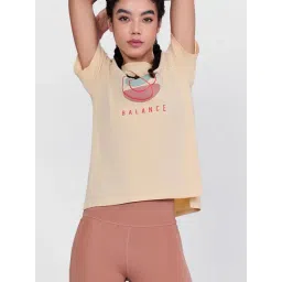 Enamor White Cotton Relaxed Fit Graphic Print T-Shirt-picture-16