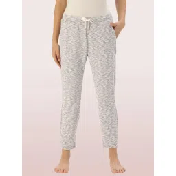 Enamor White Lounge Pants-image-4
