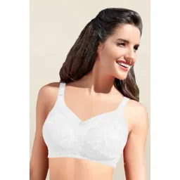 Enamor White Non Padded Bra-picture-35