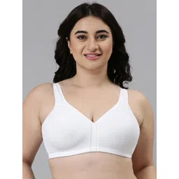 Enamor White Non-Wired Non Padded High Coverage Everyday Tshirt Bra F024-picture-18