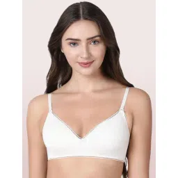Enamor White Padded Bra-picture-38
