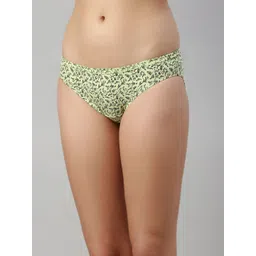 Enamor Women 3Pcs Assorted Cotton Bikini Briefs With Antimicrobial & Stain Release Finish image 4