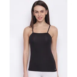 Enamor Women Black Solid Camisole-image-13