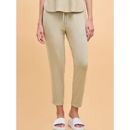 Enamor Women Mid Rise 7/8th Relaxed fit Lounge Pants-picture-20