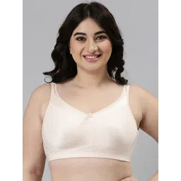 Enamor Women Peach Non-Padded Non-Wired Full Support Lift Up Bra With Moulded Cups - FB12-picture-20