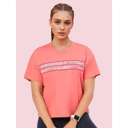 Enamor Women Printed Antimicrobial Pockets T-shirt-picture-42