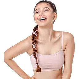 enamor Women's Beginner's Stretch Cotton Bra - Easy Fit, Non-Padded, Non-Wired, Full Coverage, Antimicrobial Finish and Slim Straps-picture-27