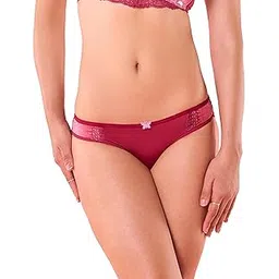 enamor Women's Nylon Modern Solid Bikini Style Underwear-picture-27