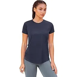 enamor Women's Solid Relaxed Fit T-Shirt-picture-17