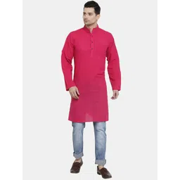 Enchanted Drapes Mandarin Collar Chikankari Kurta-picture-10