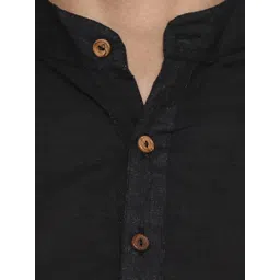 Enchanted Drapes Mandarin Collar Pure Cotton Kurta image 3