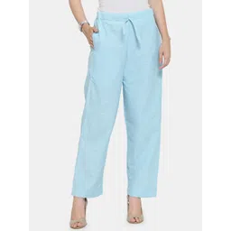 Enchanted Drapes Women Blue Trousers-picture-39