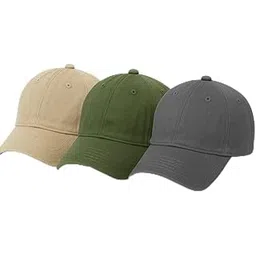 enciger Unisex Cotton Baseball Cap Combo - Adjustable Unisex Sports Caps, Casual Outdoor Hats - Pack of 3-picture-20