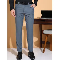encore by INVICTUS Men Slim Fit Pleated Trousers-picture-38