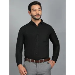 encore by INVICTUS Spread Collar Long Sleeves Standard Cotton Formal Shirt-picture-11