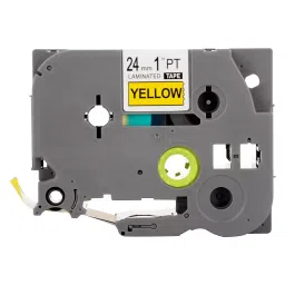 ENDURA TZE651 COMP Black on Yellow Label for P-Touch Electronic Label Printer (4x3x1 Inch)-picture-34