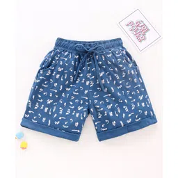 Enfance Core Arrows Printed Shorts - Blue-picture-18